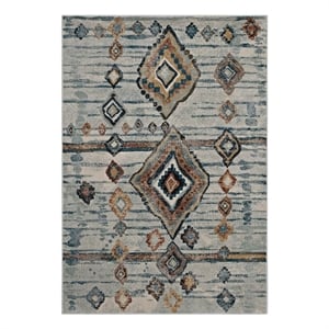 Distressed Moroccan Tribal Abstract Diamond 8x10 Area Rug