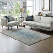 Distressed Contemporary Floral Lattice 5x8 Area Rug