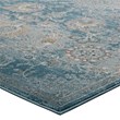 Distressed Floral Vintage Medallion 5x8 Area Rug