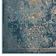 Distressed Floral Vintage Medallion 5x8 Area Rug