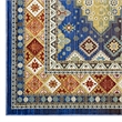 Atzi  Distressed Southwestern Diamond Floral 8x10 Area Rug in Multicolored