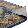 Atzi  Distressed Southwestern Diamond Floral 8x10 Area Rug in Multicolored