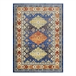 Atzi  Distressed Southwestern Diamond Floral 8x10 Area Rug in Multicolored