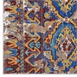 Centehua Distressed Southwestern Aztec 5x8 Area Rug in Multicolored