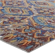 Centehua Distressed Southwestern Aztec 5x8 Area Rug in Multicolored