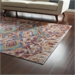 Centehua Distressed Southwestern Aztec 5x8 Area Rug in Multicolored