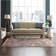 Centehua Distressed Southwestern Aztec 5x8 Area Rug in Multicolored