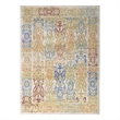 Solimar Distressed Southwestern Aztec 4x6 Area Rug in Multicolored