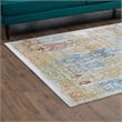 Solimar Distressed Southwestern Aztec 5x8 Area Rug in Multicolored