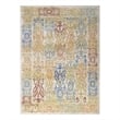 Solimar Distressed Southwestern Aztec 5x8 Area Rug in Multicolored