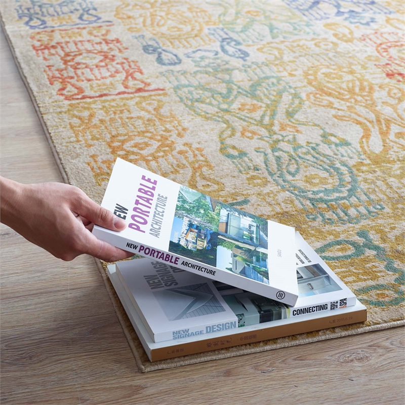 Solimar Distressed Southwestern Aztec 8x10 Area Rug in Multicolored