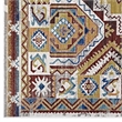 Florita Distressed Southwestern Aztec 4x6 Area Rug in Multicolored