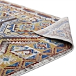 Florita Distressed Southwestern Aztec 4x6 Area Rug in Multicolored
