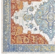 Citlali Distressed Southwestern Aztec 4x6 Area Rug in Multicolored