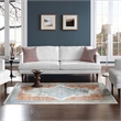 Citlali Distressed Southwestern Aztec 5x8 Area Rug in Multicolored