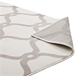 Beltara Chain Link Transitional Trellis 8x10 Area Rug in Beige and Ivory