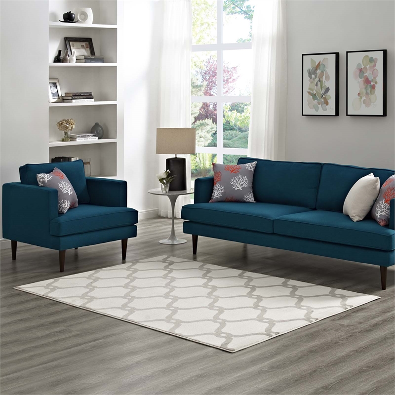 Beltara Chain Link Transitional Trellis 8x10 Area Rug in Beige and Ivory