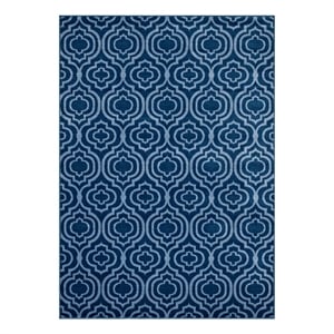 Frame Transitional Moroccan Trellis 8x10 Area Rug