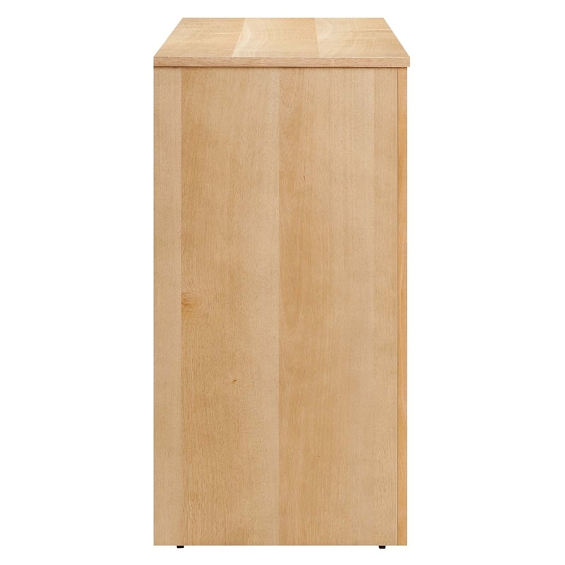 Appia 3-Door Arched Door Sideboard Storage Cabinet in Oak