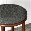 Fable Boucle Fabric Bar Stools - Set of 2 in Walnut Charcoal