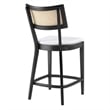 Caledonia Wood Counter Stools - Set of 2 in Black White