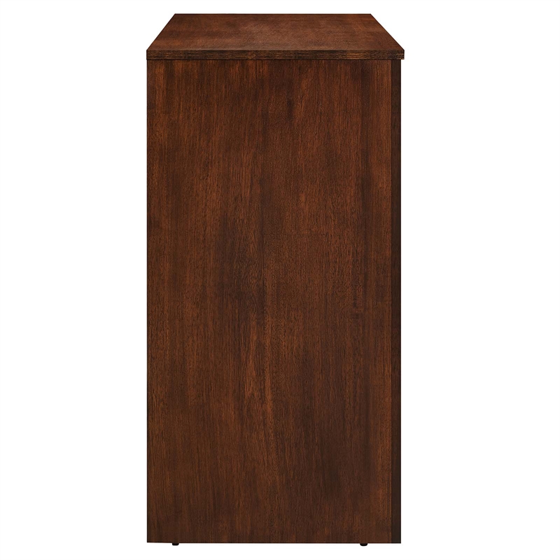Appia 3-Door Arched Door Sideboard Storage Cabinet in Walnut