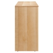 Appia Wood Grain 4-Door Sideboard Storage Cabinet in Oak