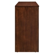 Appia Wood Grain 4-Door Sideboard Storage Cabinet in Walnut