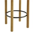 Fable Boucle Fabric Counter Stools - Set of 2 in Oak Ivory