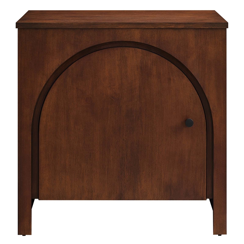 Appia Arched Door Nightstand in Walnut