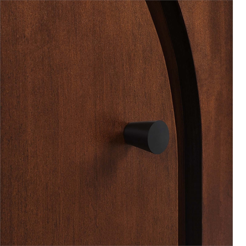 Appia Arched Door Nightstand in Walnut
