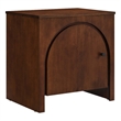 Appia Arched Door Nightstand in Walnut