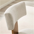 Nalani Dining Chairs - Set of 2 in Heathered Weave Ivory Deep Brown