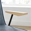 Modway Vista Fabric Upholstered Dining Arm Chair in Laguna