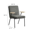 Vista Dining Armchair in Slate