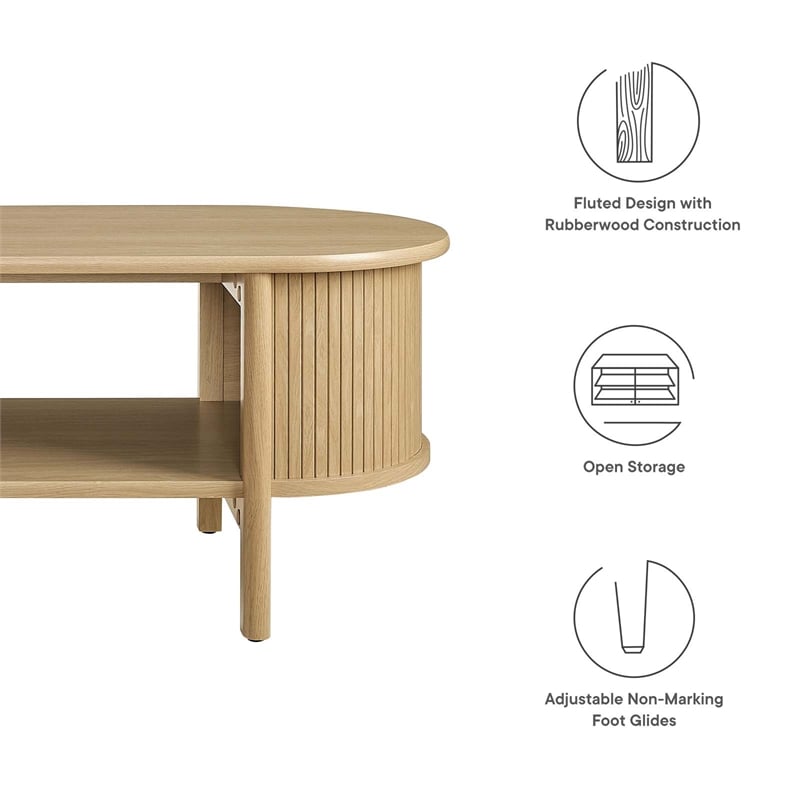 Cadence Coffee Table in Oak