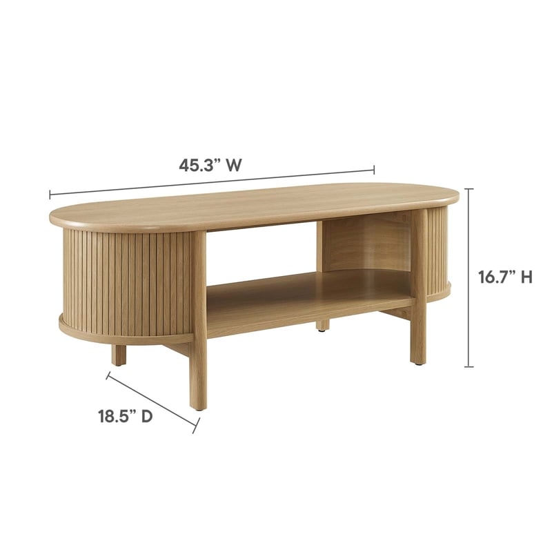 Cadence Coffee Table in Oak