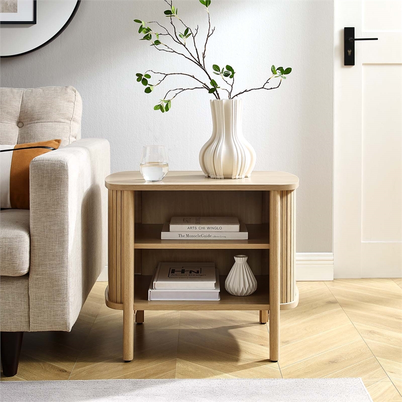 Cadence Open Nightstand in Oak