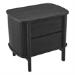 Cadence 2-Drawer Nightstand in Black
