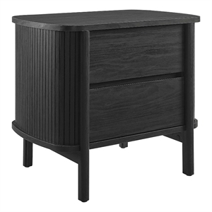 Cadence 2-Drawer Nightstand in Black