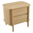 Cadence 2-Drawer Nightstand in Oak