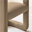 Winslow Performance Velvet Barrel Accent Chair in Taupe