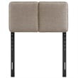 Lindee Boucle Fabric Twin Headboard in Oatmeal
