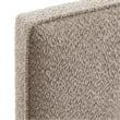 Lindee Boucle Fabric Twin Headboard in Oatmeal