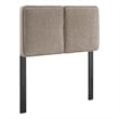 Lindee Boucle Fabric Twin Headboard in Oatmeal