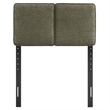 Lindee Boucle Fabric Twin Headboard in Sage