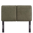 Lindee Boucle Fabric Twin Headboard in Sage