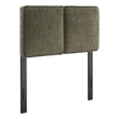 Lindee Boucle Fabric Twin Headboard in Sage