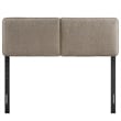Lindee Boucle Fabric Full Headboard in Oatmeal