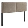 Lindee Boucle Fabric Full Headboard in Oatmeal